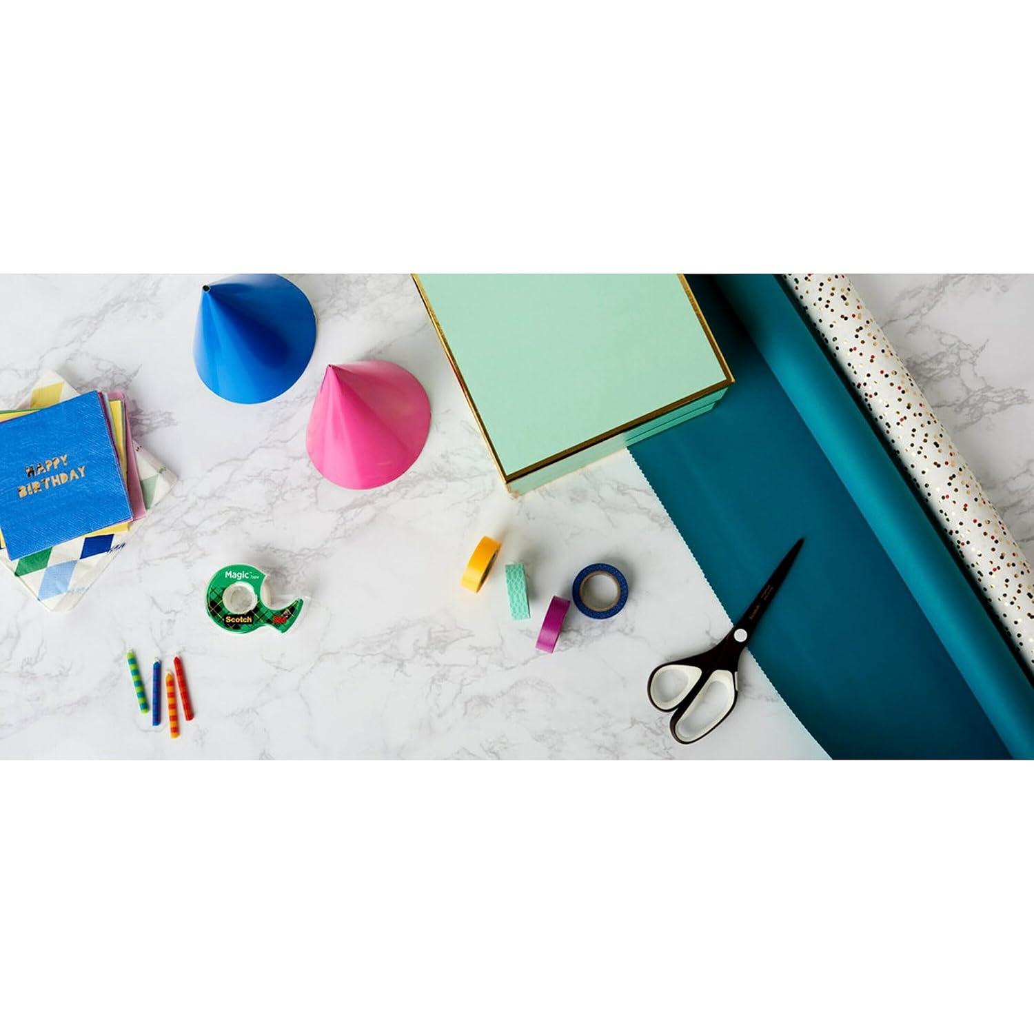 imageScotch Magic Tape 3 Rolls Numerous Applications Invisible Engineered for Repairing 1 x 2592 Inches Boxed1 Inches Width x 2592 Inches Length Pack of 5