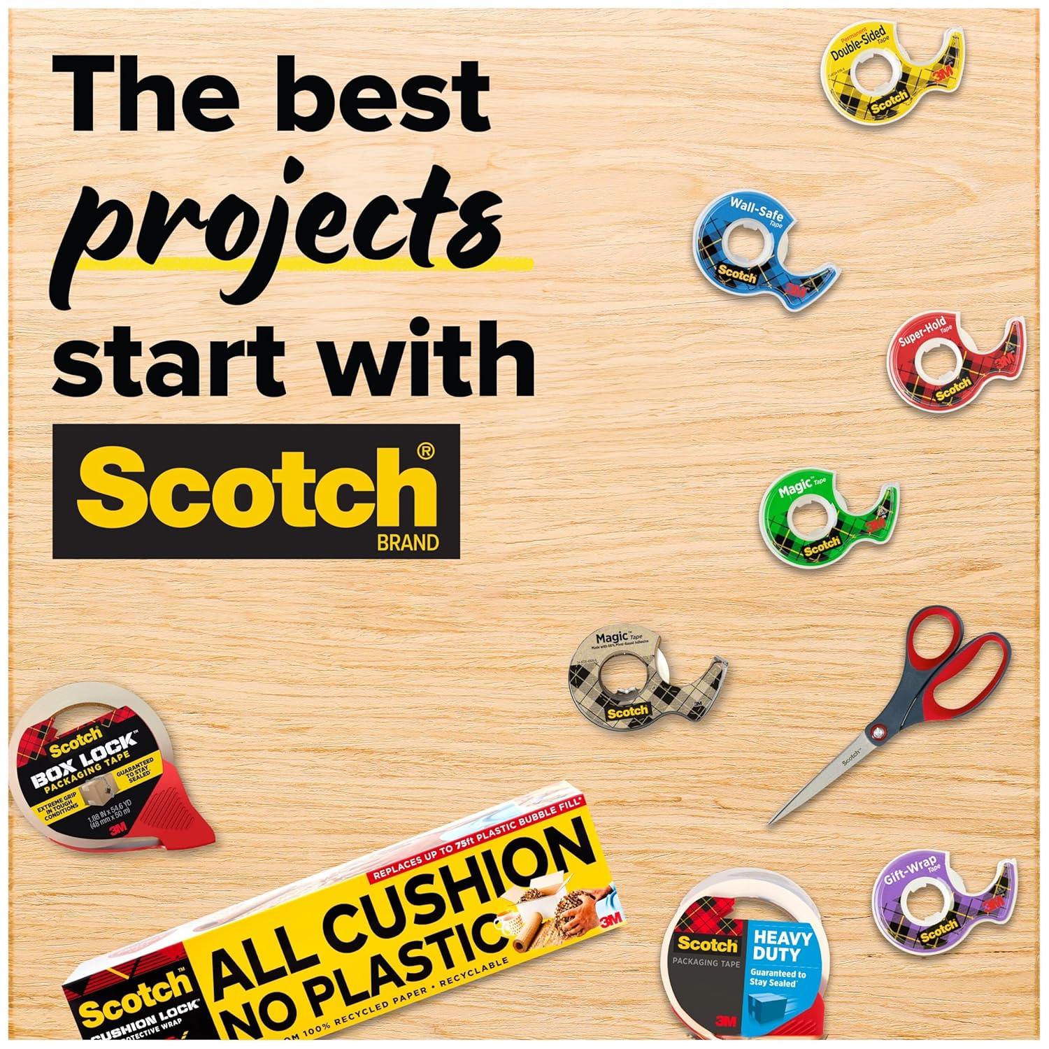 imageScotch Magic Tape 3 Rolls Numerous Applications Invisible Engineered for Repairing 34 x 1000 Inches Boxed1 Roll