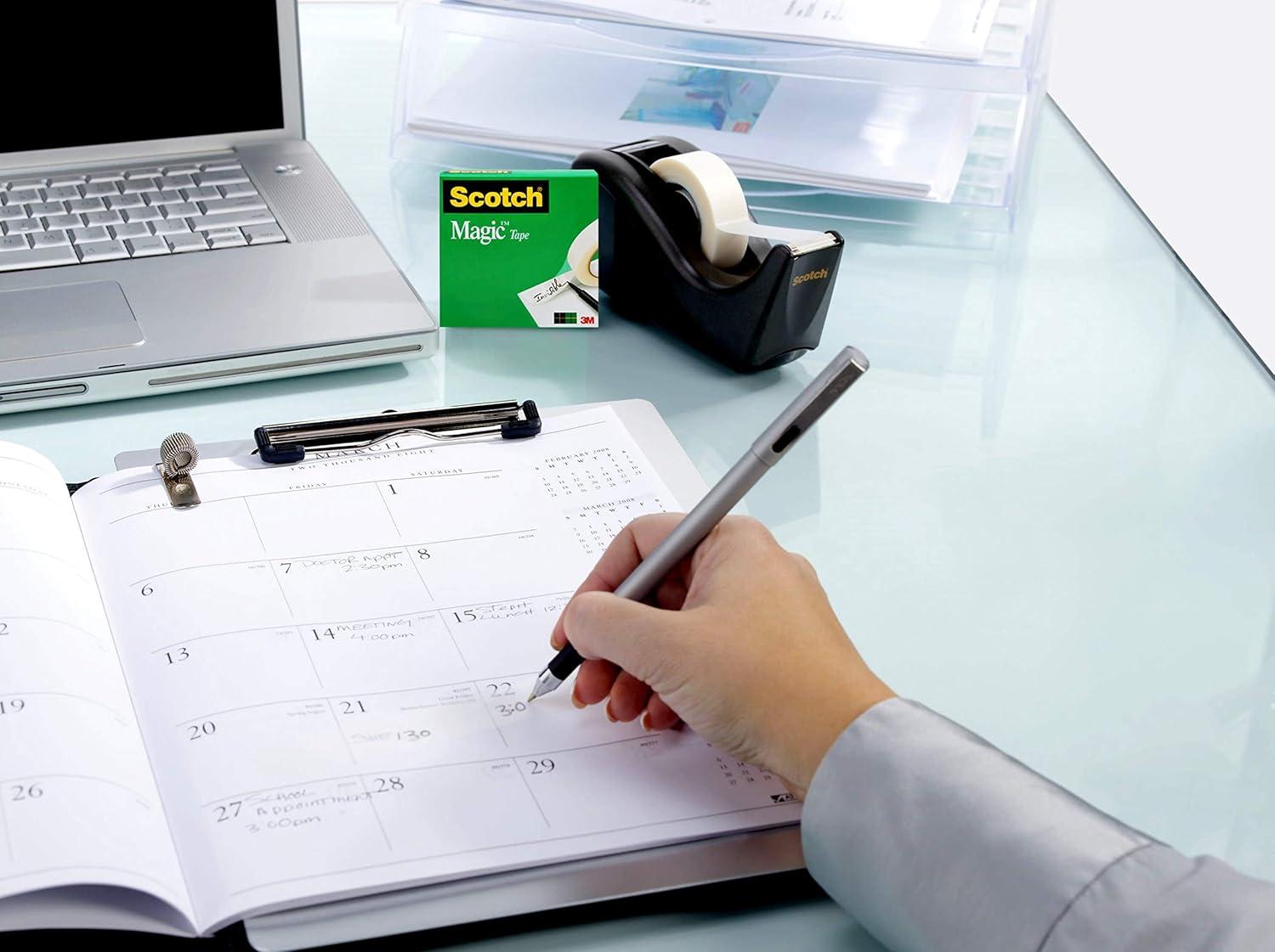 imageScotch Magic Tape Invisible Home Office Supplies and Back to School Supplies for College and Classrooms 2 Rolls