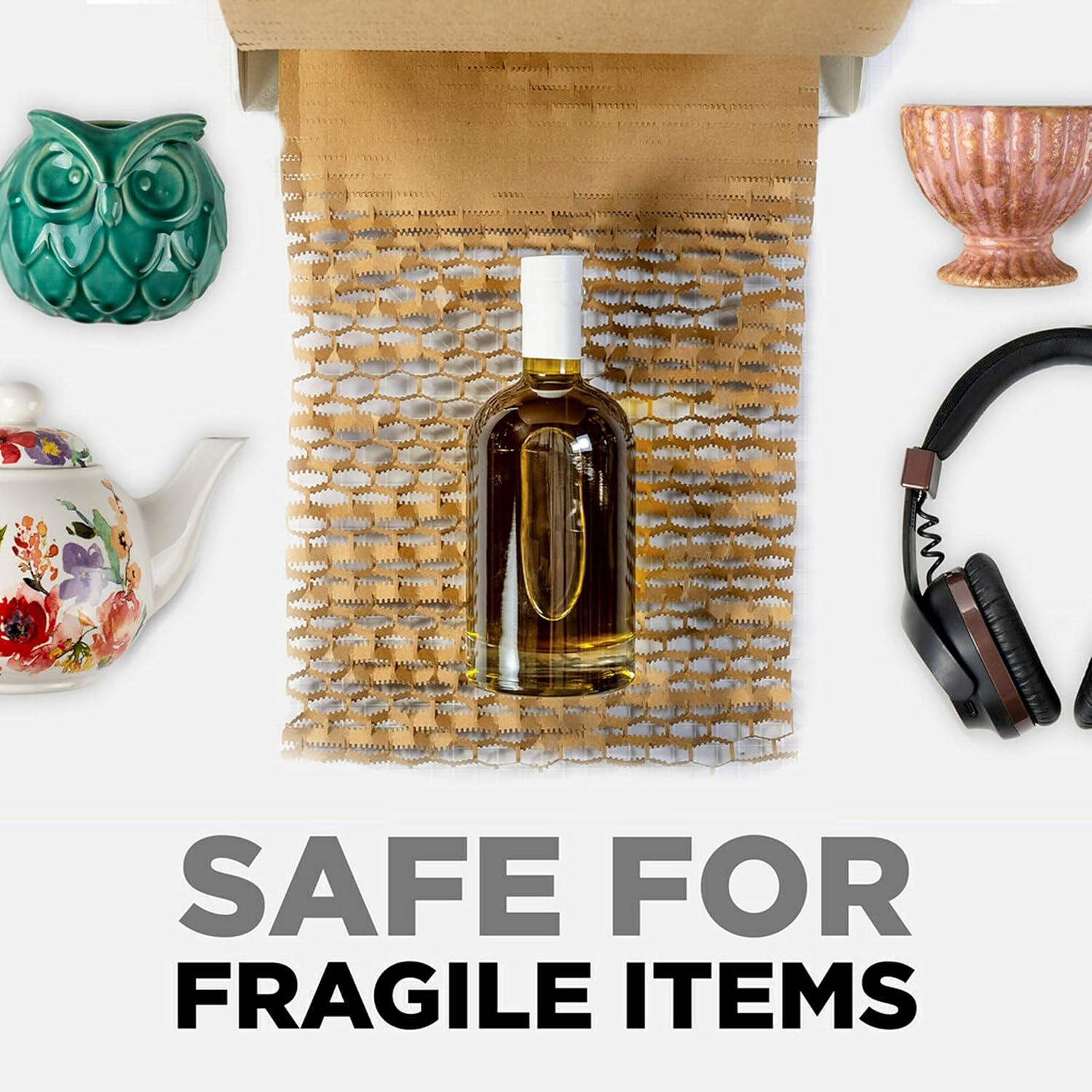 imageScotch Packaging Bundle Heavy Duty Packaging Tape 15quot Core 6 Rolls with Cushion Lock Protective Wrap 12 in x 50 ft