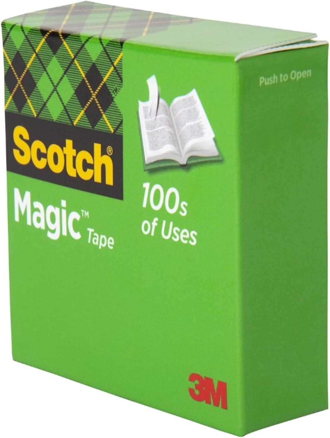 imageScotch Paper Tape Writable Translucent Recyclable Packaging 34 in x 600 in 2 RollsMagic Tape