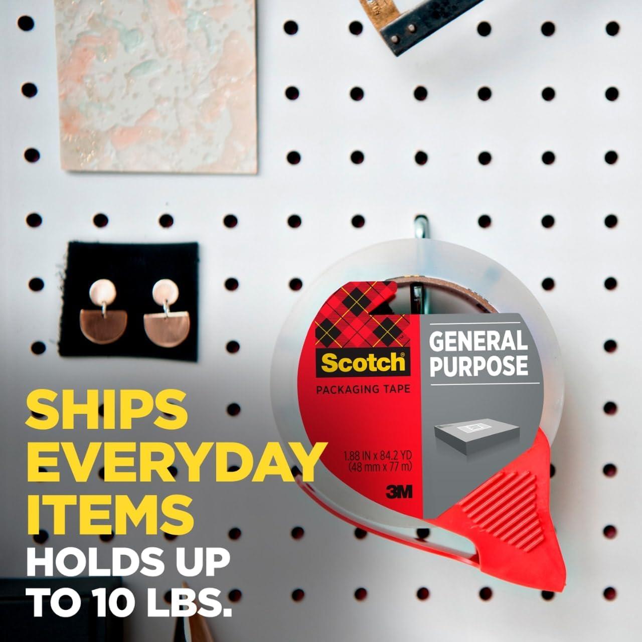 imageScotch Shipping Packaging Tape 188quot x 546 yd 6 Rolls 335066 Rolls