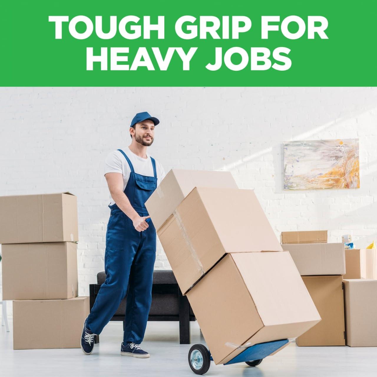 imageScotch Tough Grip Moving Packing Tape Clear Moving Tape That Secures Boxes up to 80 Pounds 188 in x 437 yd 6 Tape Rolls6 Rolls