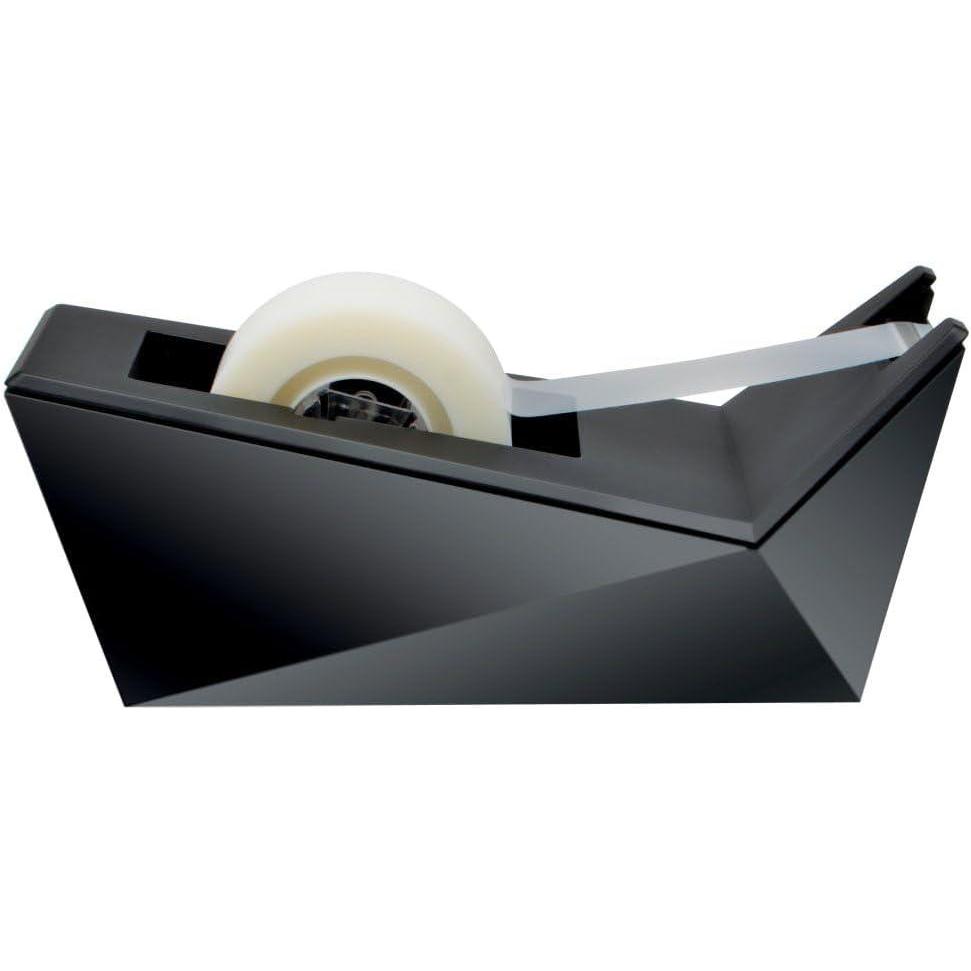 imageScotch Desktop Tape Dispenser Metallic Black 1 in Core 1 Dispenser C17MB0Facet Design