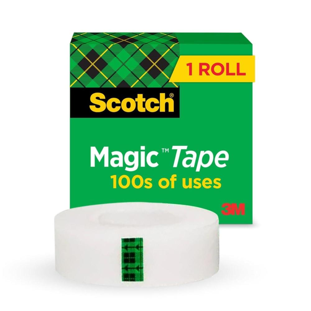 imageScotch Magic Tape 3 Rolls Numerous Applications Invisible Engineered for Repairing 34 x 1000 Inches Boxed1 Roll