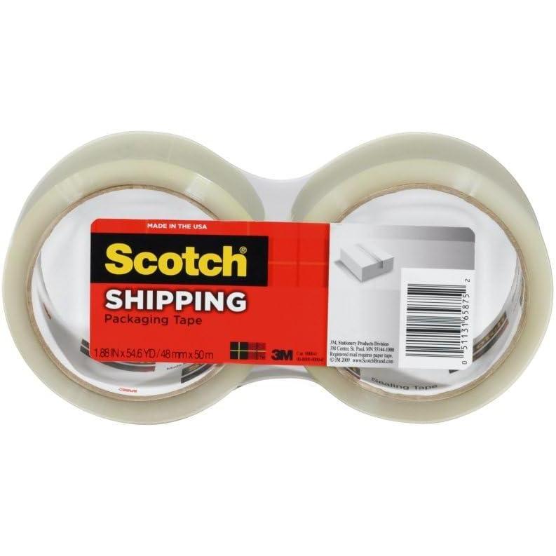 imageScotch Shipping Packaging Tape 188quot x 546 yd 6 Rolls 335062 Rolls