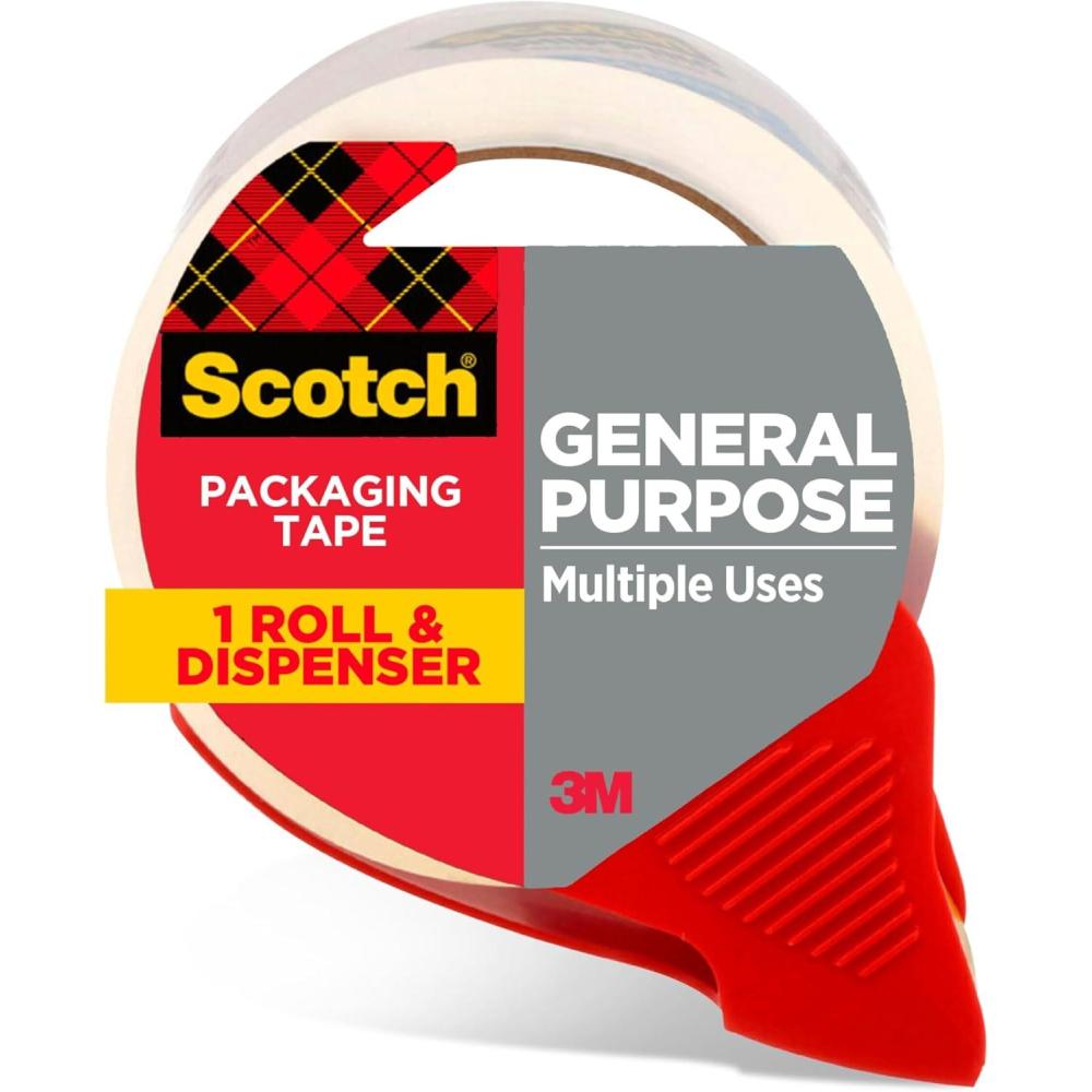 imageScotch Shipping Packaging Tape 188x 842 yd 1 Dispensered Roll 335077RD