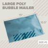 Scotch Designer Poly Bubble Mailer, Large Size 5, 10.5 IN x 15 IN, 4-pack, Blue Designs Vary(Blue)