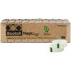 Scotch Desktop Bundle Black Tape Dispenser + 10 Rolls Magic Greener Tape, Great for Gift Wrapping