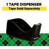 Scotch Desktop Tape Dispenser, Black Two-Tone, 1 Dispenser/Pack (C60-BK)(Up To 3/4 In)