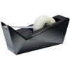 Scotch Desktop Tape Dispenser, Metallic Black, 1 in Core, 1 Dispenser (C17-MB-0)(Facet Design)