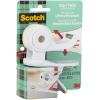 Scotch Desktop Tape Dispenser, White, Great for Gift Wrapping, 1 Dispenser (C19-CLIP-W-CCW)