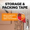 Scotch Long Lasting Storage Packaging Tape, 1.88 x 38.2 yd, Designed for Storage and Packing, Stays Sealed in Weather Extremes, 3″ Core, Clear, 4 Dispensered Rolls (3650S-4RD)(1 Roll)