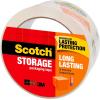Scotch Long Lasting Storage Packaging Tape, 1.88″ x 54.6 yd, Designed for Storage and Packing, Stays Sealed in Weather Extremes, 3″ Core, Clear, 1 Roll (3650)(1 Roll)