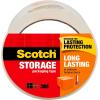 Scotch Long Lasting Storage Packaging Tape, 1.88″ x 54.6 yd, Designed for Storage and Packing, Stays Sealed in Weather Extremes, 3″ Core, Clear, 1 Roll (3650)(1 Roll)
