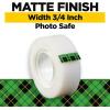 Scotch Paper Tape, Writable, Translucent, Recyclable Packaging, 3/4 in x 600 in, 2 Rolls(Magic Tape)