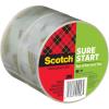 Scotch Sure Start Shipping Packaging Tape 1.88 x 54.6 yd Designed for Packing Shipping and Mailing Quiet Unwind No Splitting or Tearing 3 Core Clear 2 Rolls (3450-2)(2 Rolls)