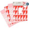 Scotch Designer Poly Bubble Mailer, Large Size 5, 10.5 IN x 15 IN, 4-pack, Blue Designs Vary(Red)
