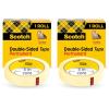 Scotch Double Sided Tape, Office and School Supplies for Arts and Crafts, Alternative to Scrapbooking Glue, 0.75 in. x 1296 in., 1 Tape Refill Roll(1 Count (Pack of 2))