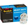 Scotch Heavy Duty Packaging Tape, 1.88″ x 54.6 yd, Designed for Packing, Shipping and Mailing, Strong Seal on All Box Types, 3″ Core, Clear, 36 Rolls (3850-CS36)