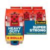 Scotch Heavy Duty Recycled Packaging Tape, Shipping and Packing Tape, 1.88 in x 800 in, 6 Rolls with Dispensers