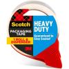 Scotch Heavy Duty Shipping Packaging Tape, 1 Dispensered Roll, 1.88 x 38.2 yd, Great for Packing, Shipping & Moving, Clear (3850S-RD)(1 Roll)