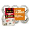 Scotch Long Lasting Storage Packaging Tape, 1.88″ x 54.6 yd, Designed for Storage and Packing, Stays Sealed in Weather Extremes, 3″ Core, Clear, 6 Rolls (3650-6)(6 Rolls)