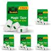 Scotch Magic Tape, 3 Rolls, Numerous Applications, Invisible, Engineered for Repairing, 1 x 2592 Inches, Boxed(1 Inches Width x 2592 Inches Length (Pack of 5))