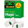 Scotch Magic Tape, Invisible, Home Office Supplies and Back to School Supplies for College and Classrooms, 2 Rolls