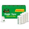 Scotch Magic Tape, Invisible, Home Office Supplies and Back to School Supplies for College and Classrooms, 24 Rolls(24 Rolls)