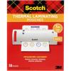 Scotch Matte Thermal Laminating Pouches, Ultra Clear with Matte Finish, Letter Size 8.9 in x 11.4 in, 20-Pack(50-Pack)