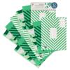 Scotch Poly Bubble Mailers, Assorted Green Designs, Size 2 Small, 8.5 in x 11 in, 12 Mailers(Green)