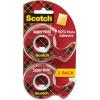 Scotch Super-Hold Tape, 2 Rolls, Transparent Finish, 50% More Adhesive, Trusted Favorite, 3/4 x 600 Inches, Dispensered (198DM-2)(Tape)