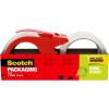 Scotch Sure Start Packaging Tape, 1.88 x 38.2 yd, Designed for Packing, Shipping and Mailing, Smooth and Quiet Unwind, 3″ Core, Clear, 2 Rolls w/1 Dispenser (3450S-2-1RD)(2 Count (Pack of 1))