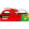 Scotch Tough Grip Moving Packing Tape, Clear, Moving Tape That Secures Boxes up to 80 Pounds, 1.88 in. x 38.2 yd., 2 Tape Rolls