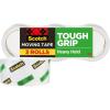 Scotch Tough Grip Moving Packing Tape, Clear, Moving Tape That Secures Boxes up to 80 Pounds, 1.88 in. x 43.7 yd., 3 Tape Rolls(3 Rolls)