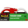 Scotch Tough Grip Moving Packing Tape, Clear, Moving Tape That Secures Boxes up to 80 Pounds, 1.88 in. x 54.6 yd., 2 Tape Rolls with 1 Dispenser(2 Rolls with 1 Dispenser)