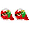 Scotch Tough Grip Moving Packing Tape, Clear, Moving Tape That Secures Boxes up to 80 Pounds, Holiday Shipping Tape for Large Boxes, 1.88 in. x 54.6 yd., 1 Tape Roll(1 Roll (Pack of 2))