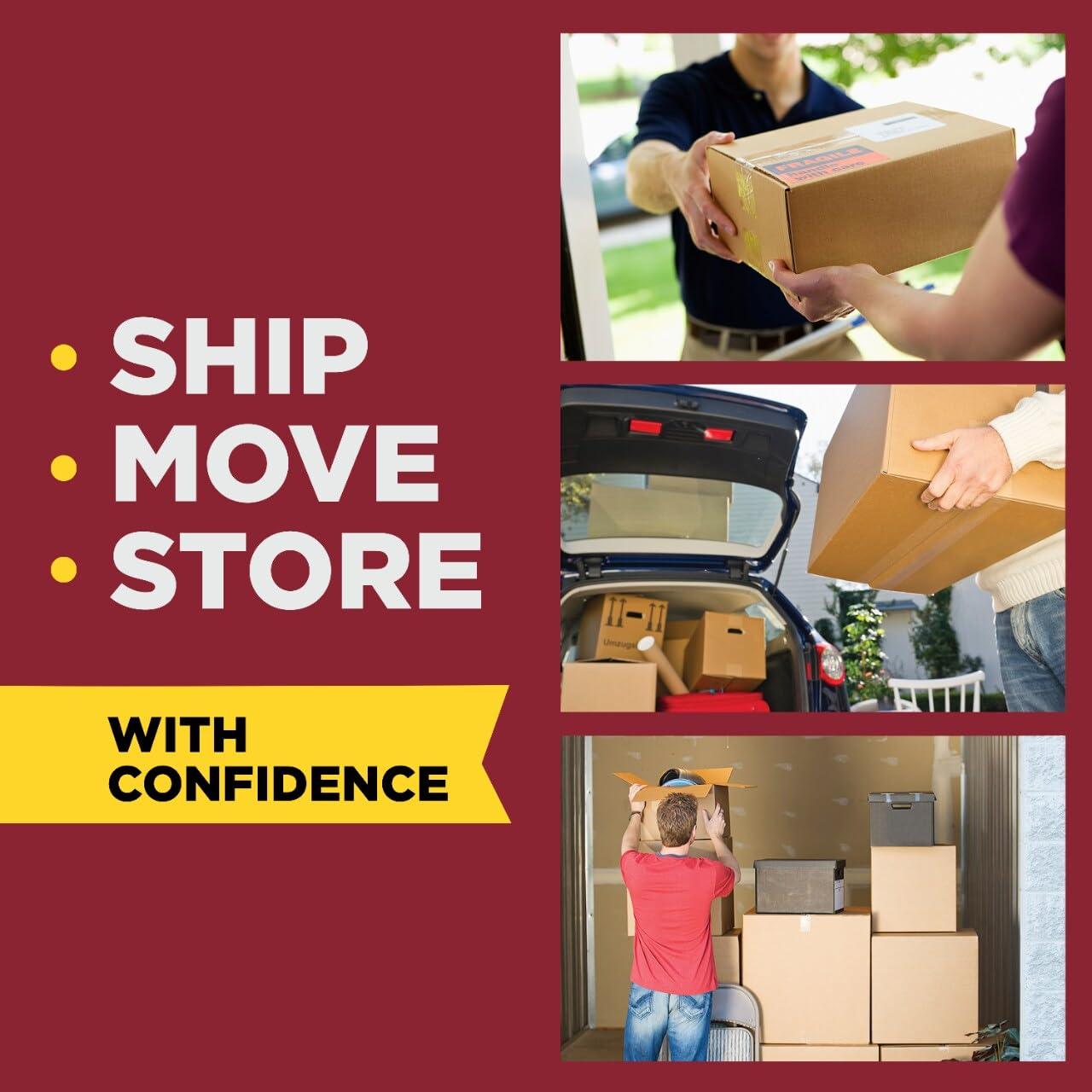 imageScotch Secure Seal Packing Tape Ultra Clear Reliable and Durable Seal 188 in x 800 in 6 Packaging Rolls with Dispensers6 Pack