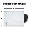 Scotch Poly Bubble Mailer, White, Size 5 Large, 10.5 in x 15 in, 4 Mailers(Size 0)