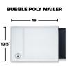 Scotch Poly Bubble Mailer, White, Size 5 Large, 10.5 in x 15 in, 4 Mailers(Size 5)