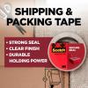Scotch Secure Seal Packing Tape, Ultra Clear, Reliable and Durable Seal, 1.88 in x 800 in., 6 Packaging Rolls with Dispensers(6 Pack)