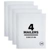 Scotch Poly Bubble Mailer, White, Size 5 Large, 10.5 in x 15 in, 4 Mailers(Size 0)