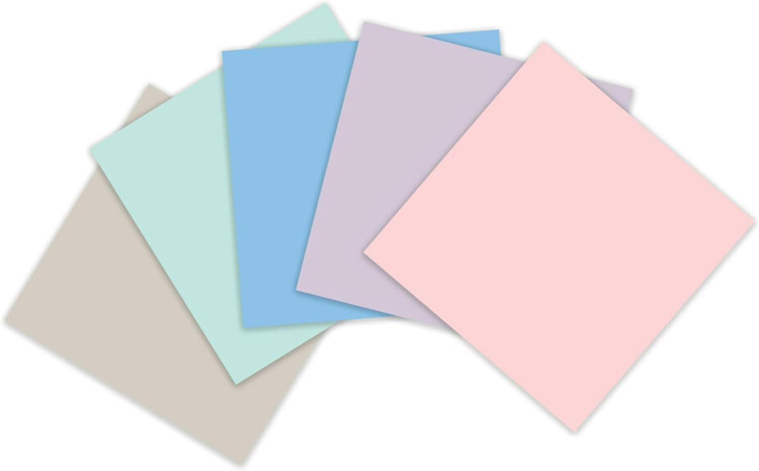 imagePostit 100 Recycled Paper Super Sticky Notes 2X The Sticking Power 3x3 in 5 Pads 70 SheetsPad Oasis Collection 654R5SSTOrchid Frost  Fresh Mint  Washed Denim  Pebble Gray  Pink Salt