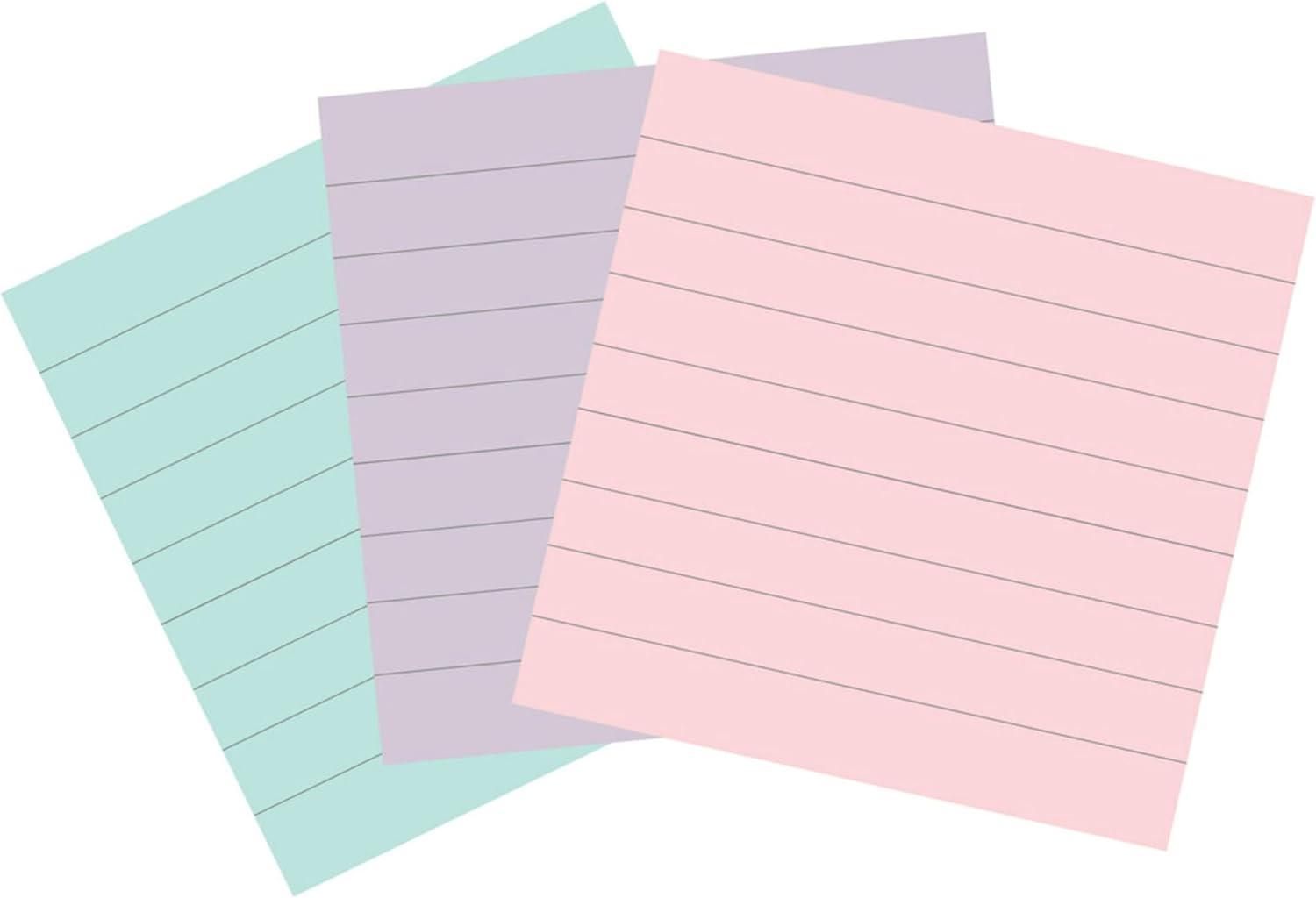 imagePostit 100 Recycled Paper Super Sticky Notes 2X The Sticking Power 4x4 in 3 Pads 70 SheetsPad Oasis Collection 675R3SSTWanderlust Pastels