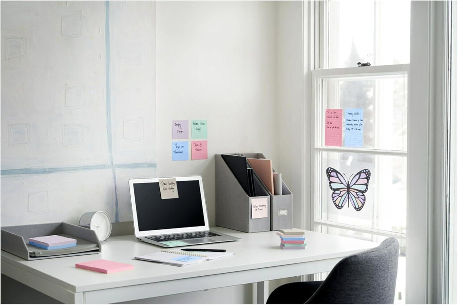 imagePostit Super Sticky 100 Recycled Popup Notes 3 in x 3 in 70 Sheets 6 Pads Wanderlust Collection School Supplies and Office Products3 x 3 Pack of 12