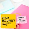 Post-it Transparent Sticky Notes, 3×3 in, 12 Pads/Pack, 36 Sheets/Pad, Sticks Securely and Removes Cleanly(Clear Transparent)