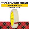 Scotch Brand Transparent Tape, Clear Tape Engineered for Office and Home Use, 3/4 x 2592 Inches, 3 Inch Core, 2 Rolls(2 Rolls)