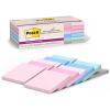 Post-it 100% Recycled Paper Super Sticky Notes, 2X The Sticking Power, 3×3 in, 12 Pads/Pack, 70 Sheets/Pad, Canary Yellow (654R-12SSCY)(Wanderlust Pastels)