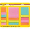 Post-it Super Sticky Notes, Assorted Sizes, 15 Pads, 2X The Sticking Power, Supernova Neons Collection, Neon Colors (Orange, Pink, Blue, Green), Recyclable (4423-15SSMIA)(11.9″ x 9.8″)